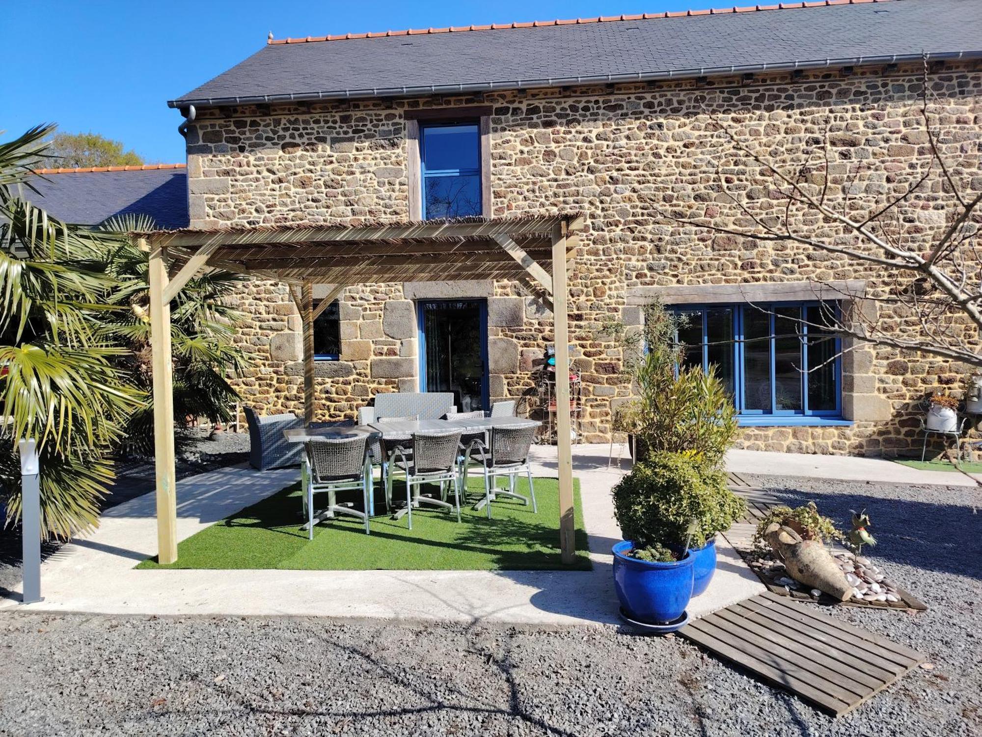 Le Douetaux Chambres D'Hotes La Baussaine ภายนอก รูปภาพ